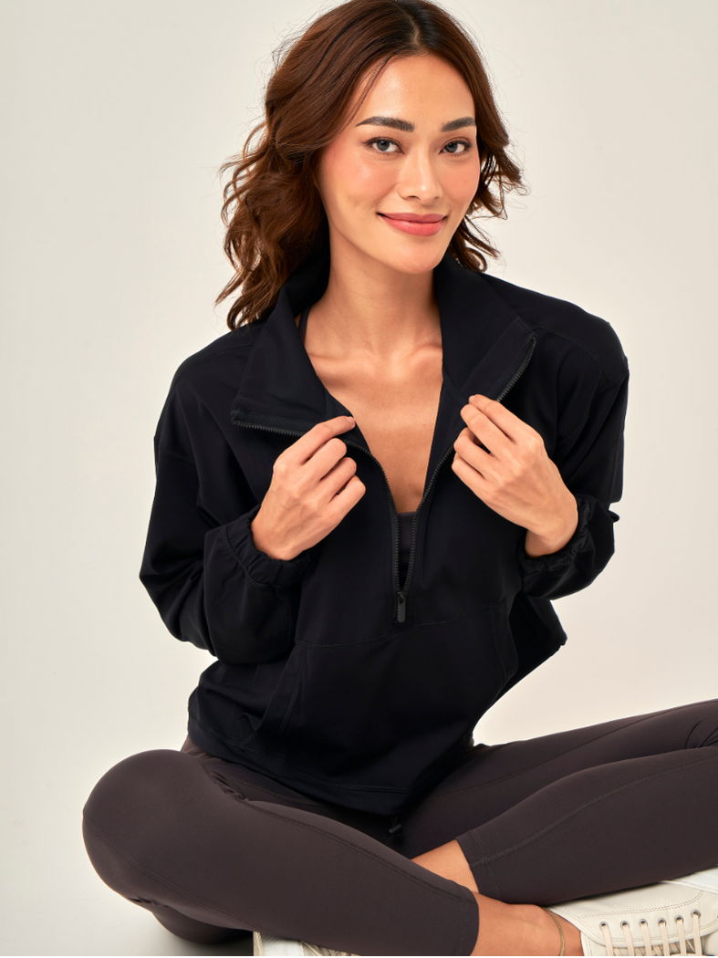 Lounge Half-Zip Pullover (Free Size)