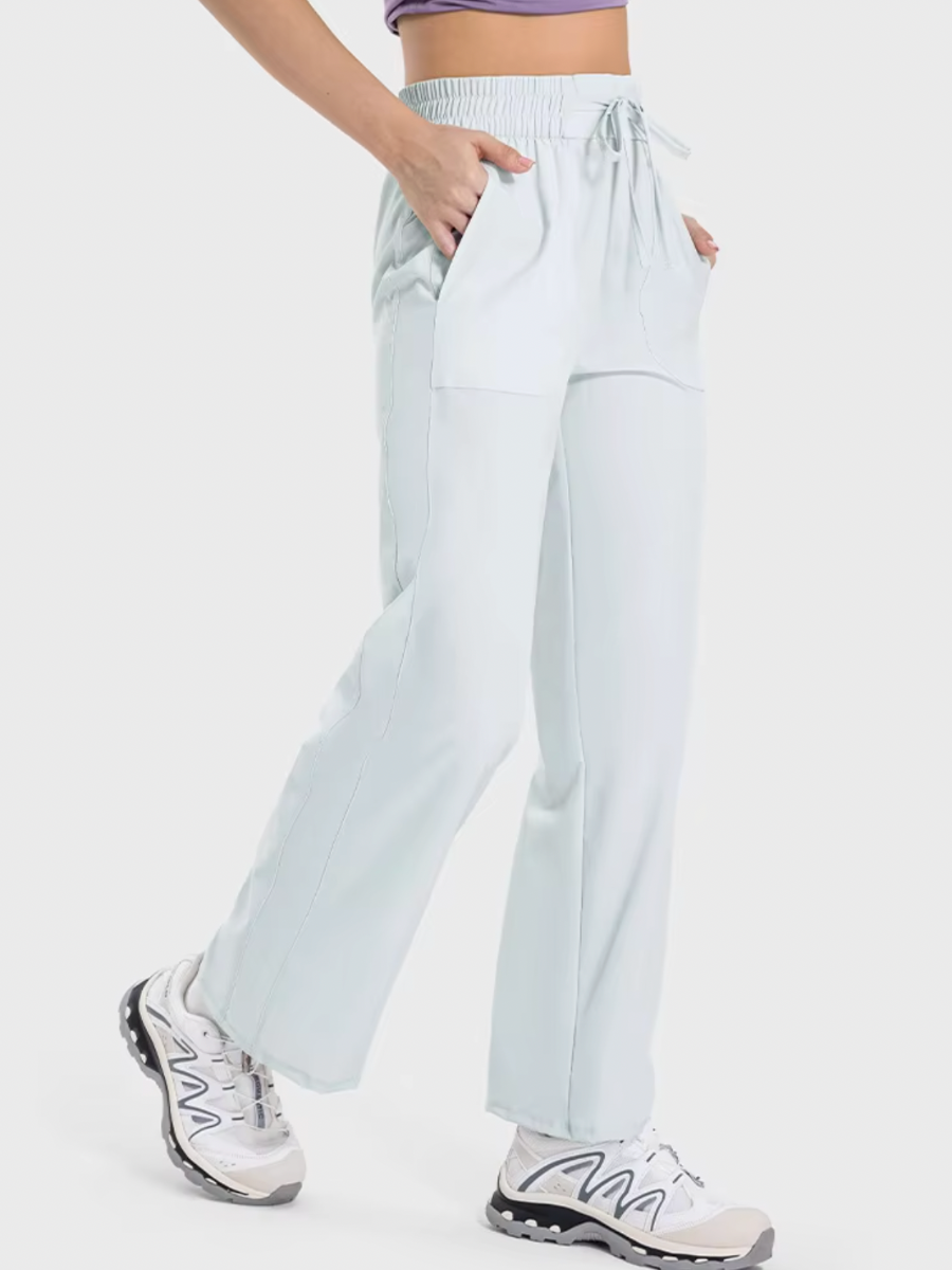 [Sample Sale] Light Wide Leg Pants in Fog