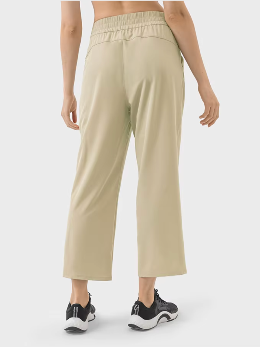 [Sample Sale] Light Cropped Pants in Beige