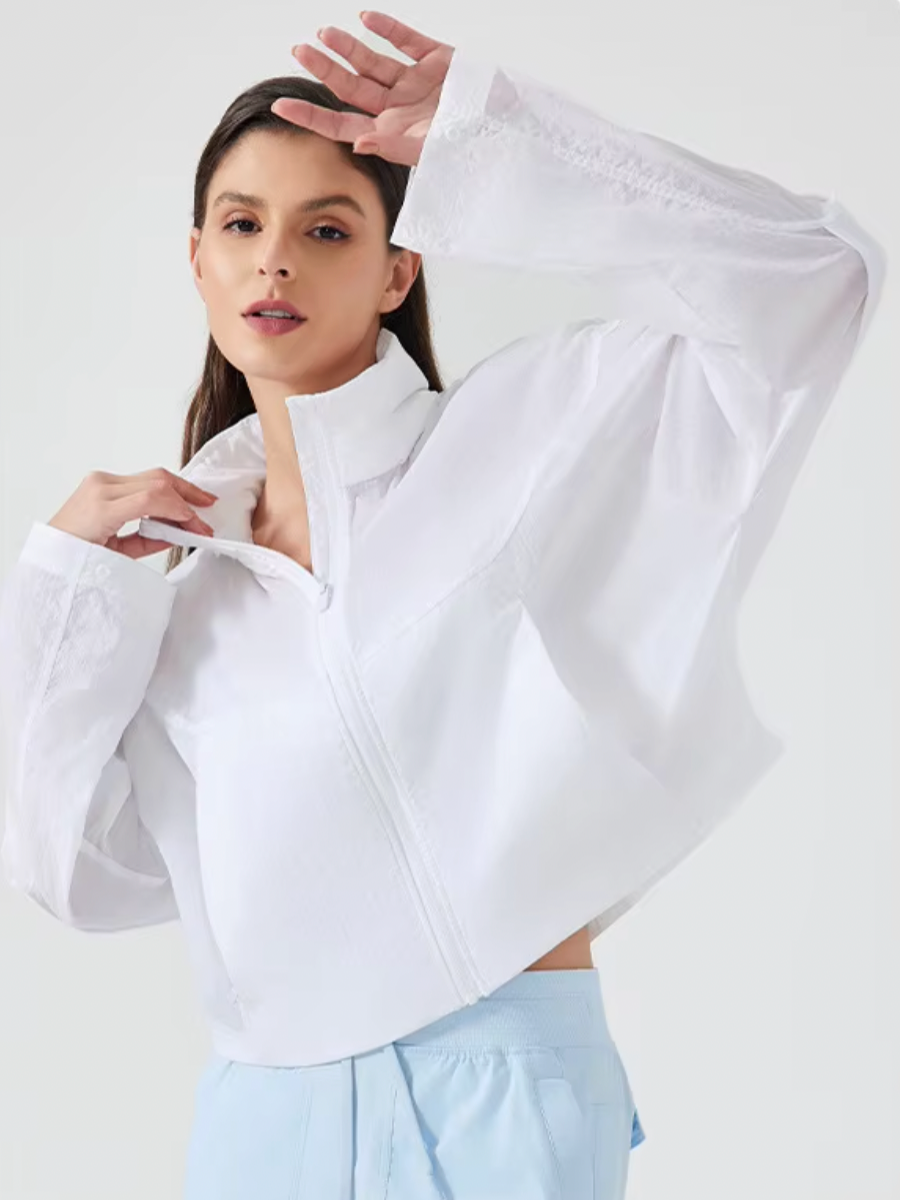 [Sample Sale] Courtside Jacket in White