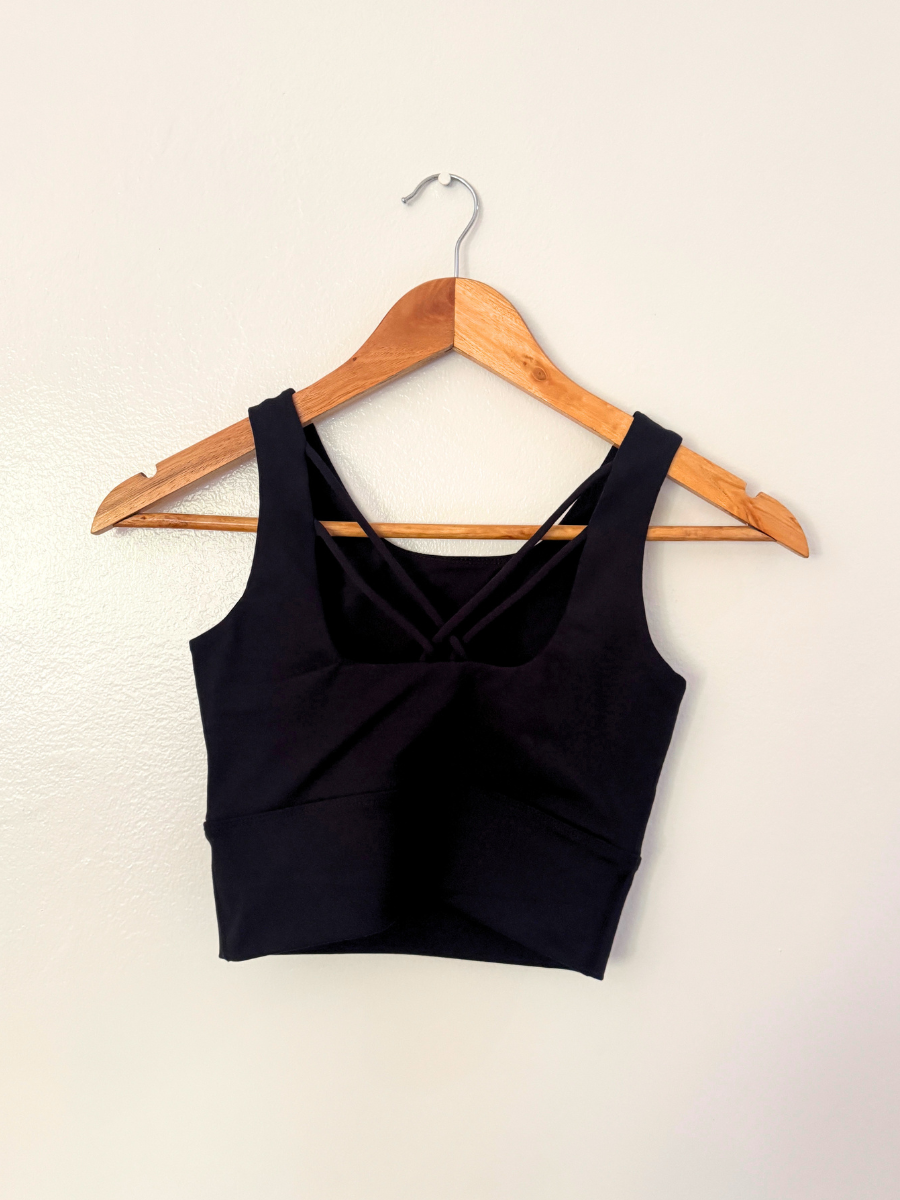 [Sample Sale] High Support Sports Bra in Black