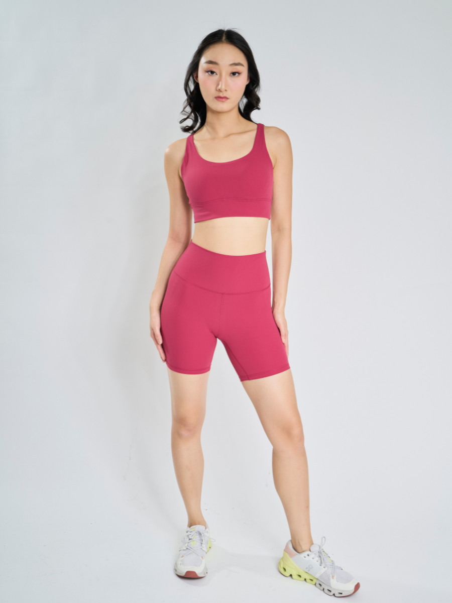 Power Fit *Ribbed Sports Bra