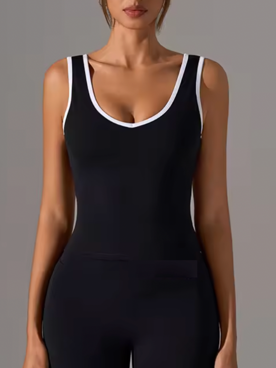 [Sample Sale] Ace Padded Tank in Black