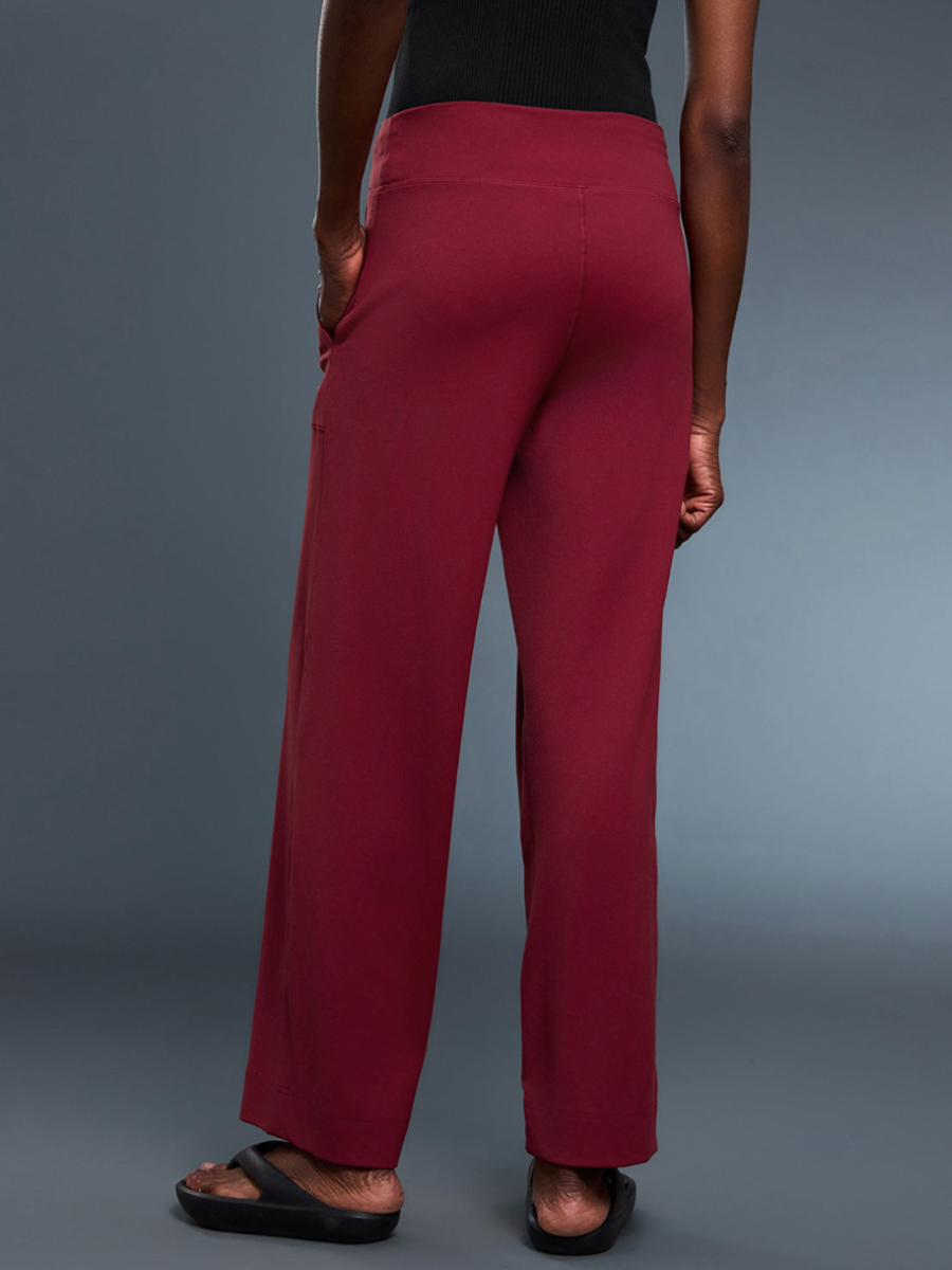 [Sample Sale] Easy Wide Leg Pants in Merlot