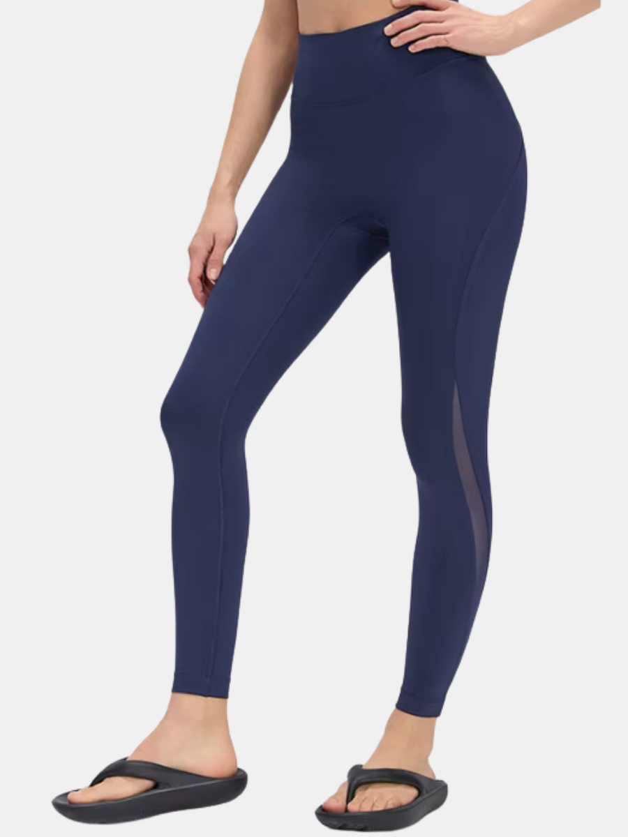 [Sample Sale] Easy Fit *Sheer 7/8 Leggings in Dark Blue