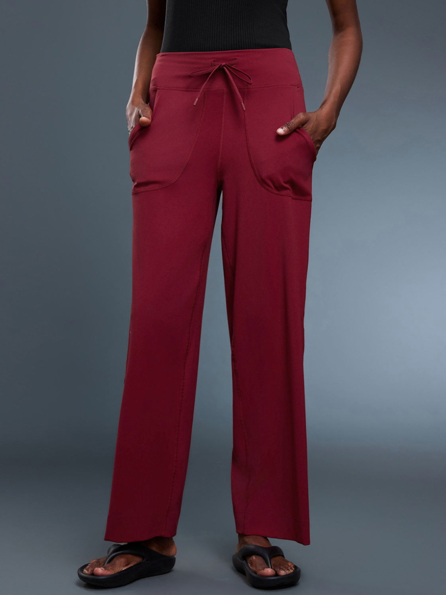 [Sample Sale] Easy Wide Leg Pants in Merlot