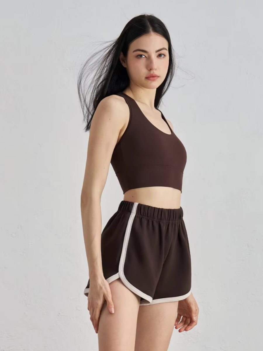[Sample Sale] Fast Pace Sports Bra in Brown