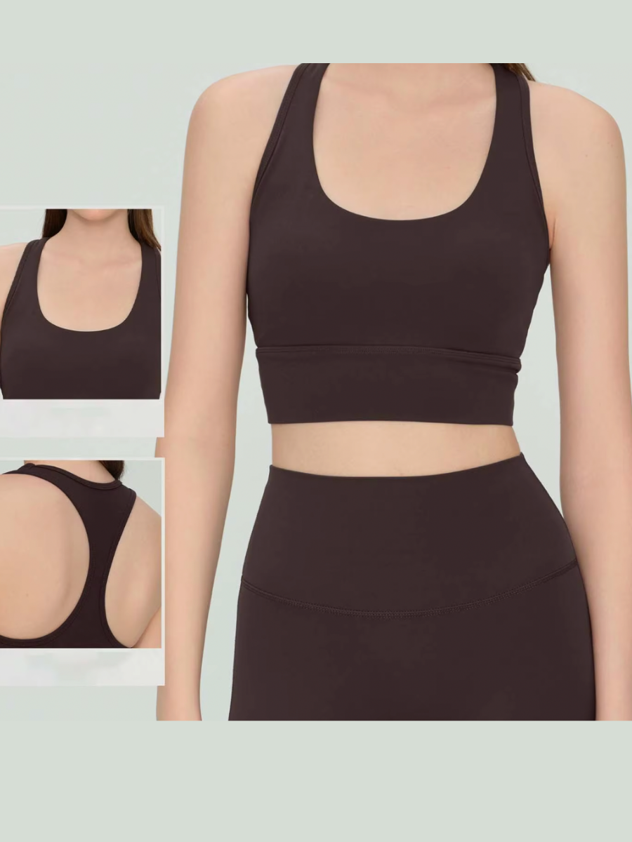 [Sample Sale] Fast Pace Sports Bra in Brown