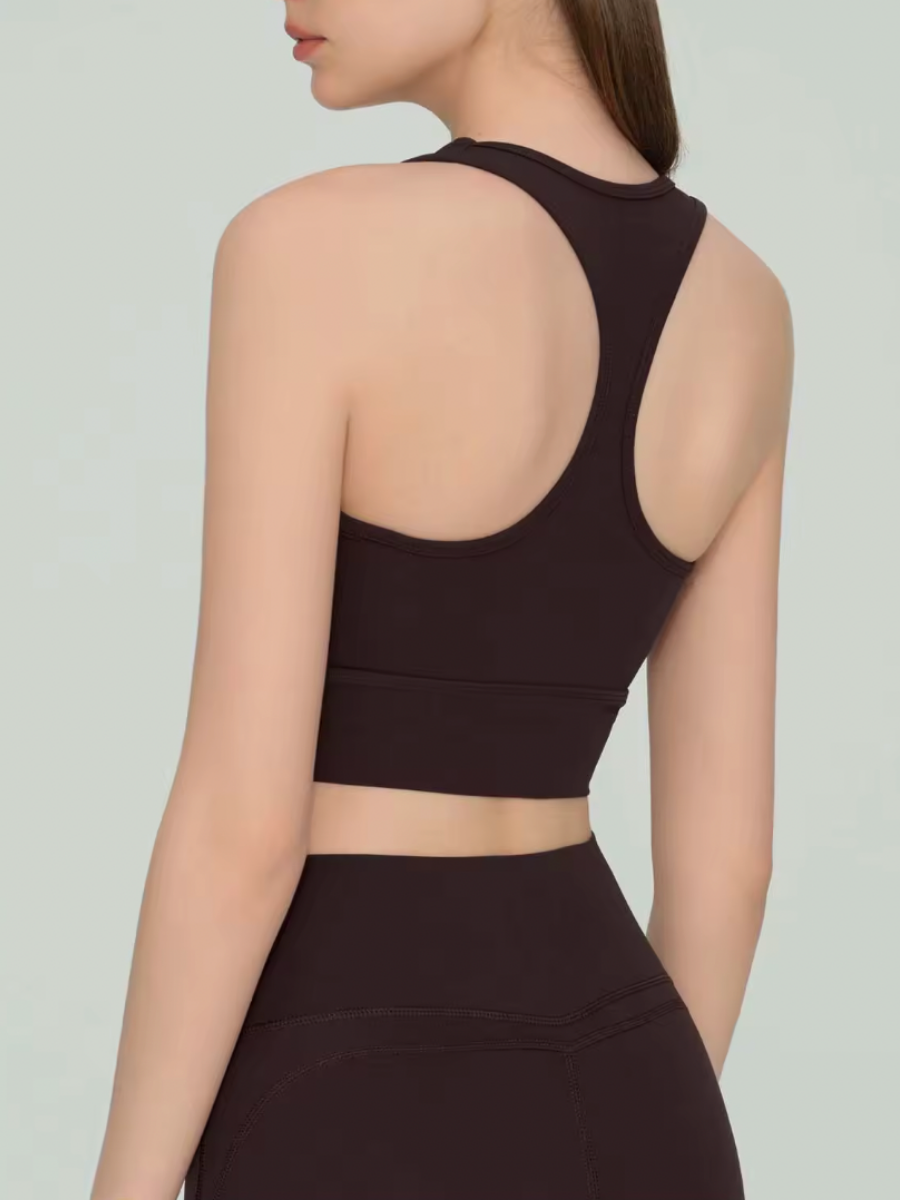 [Sample Sale] Fast Pace Sports Bra in Brown