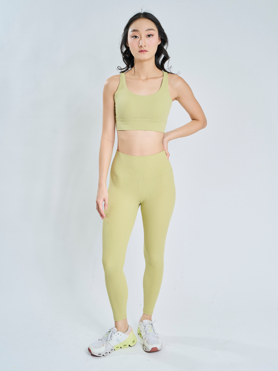 Power Fit *Ribbed Sports Bra