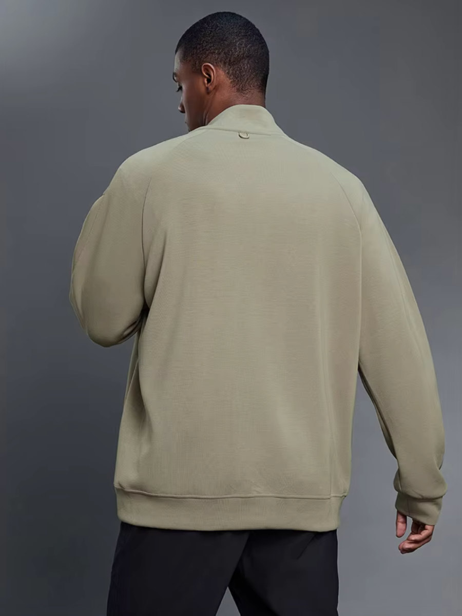 [Sample Sale] Men's Half Zip Pullover in Beige
