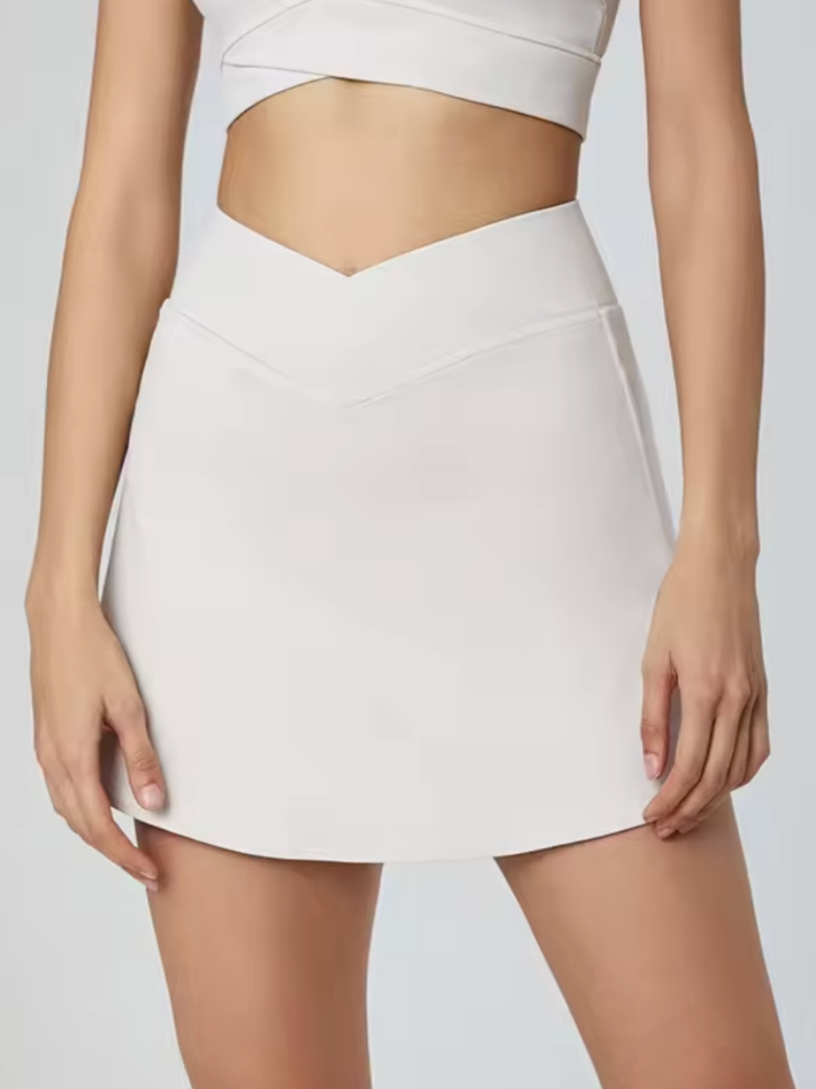 [Sample Sale] Full Swing Skirt in Egg Shell (with Small Stain)