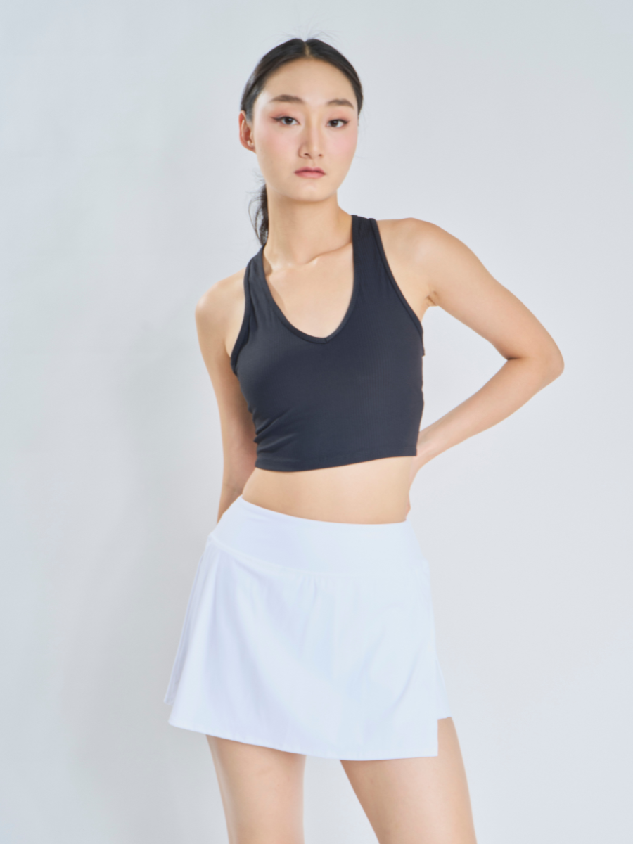 Flex *Ribbed Padded Crop