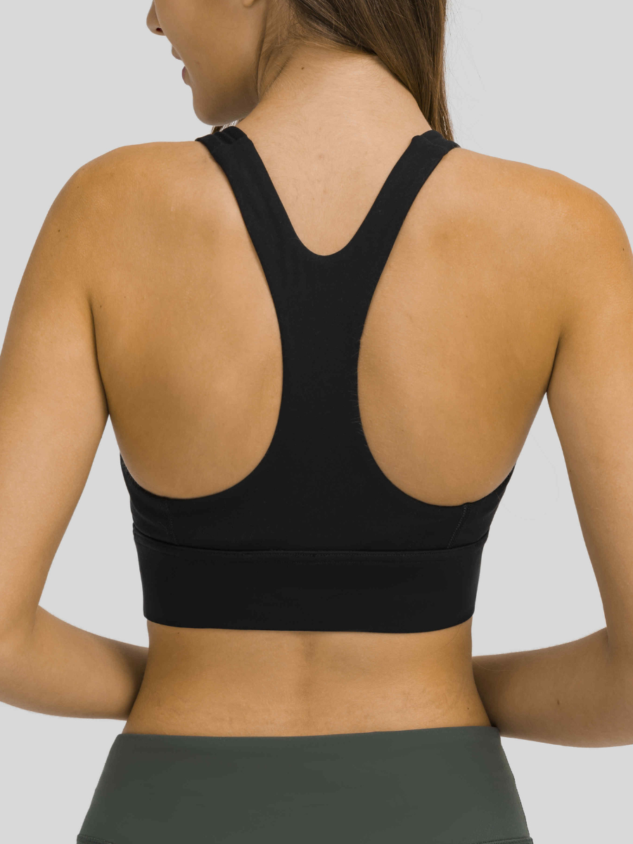 Racing back sports 2024 bra