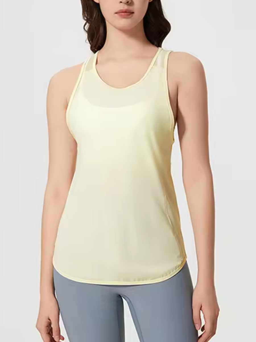 [Sample Sale] Dream Team *Light Tank in Butter Yellow