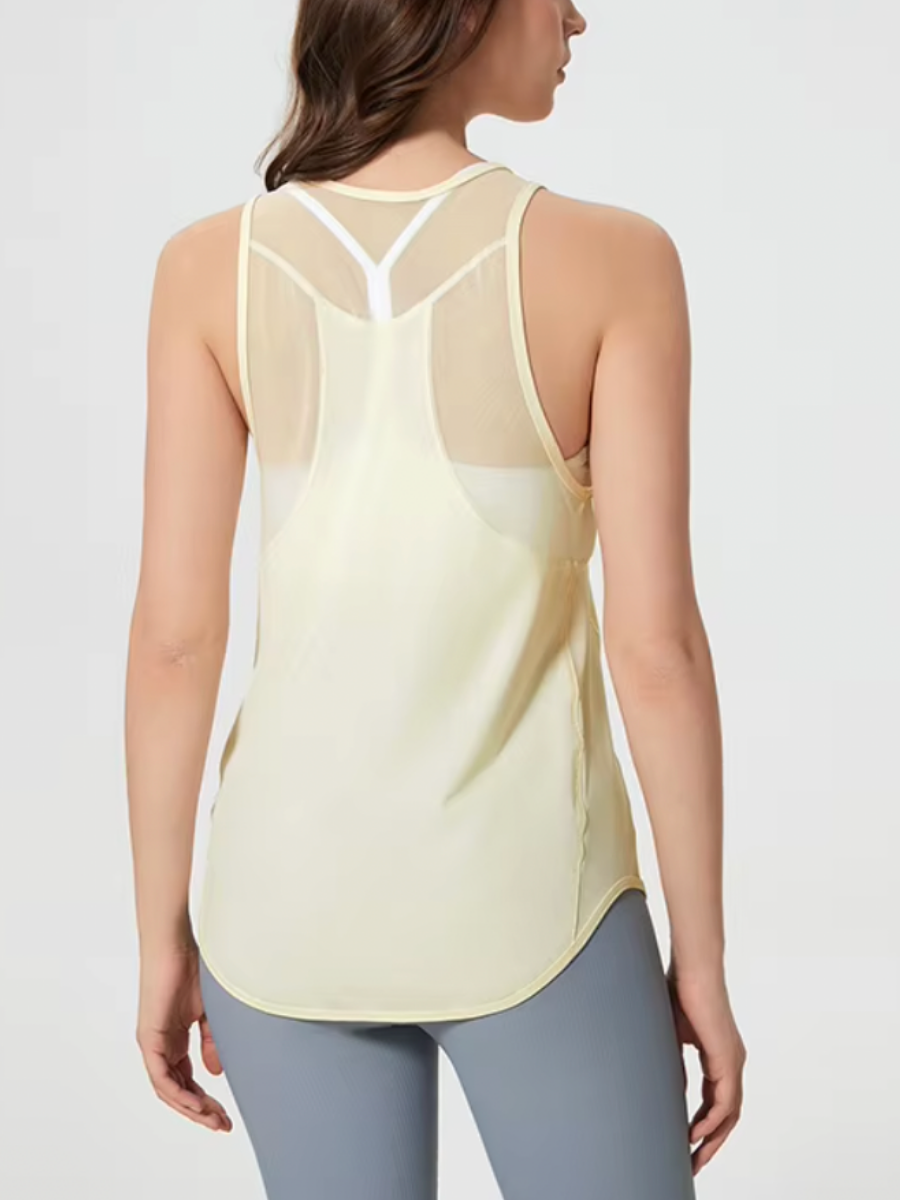 [Sample Sale] Dream Team *Light Tank in Butter Yellow