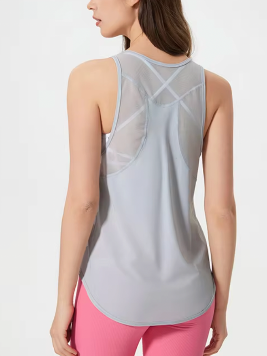 [Sample Sale] Dream Team *Light Tank in Ice Gray