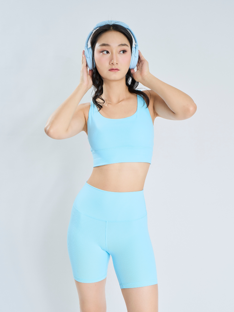 Power Fit *Ribbed Sports Bra