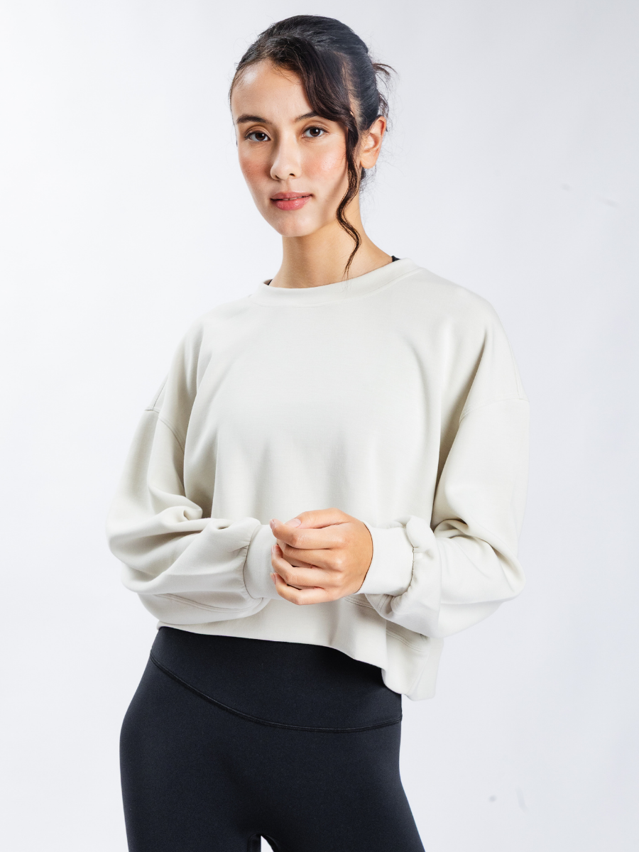 Cozy Oversized Cropped Sweater
