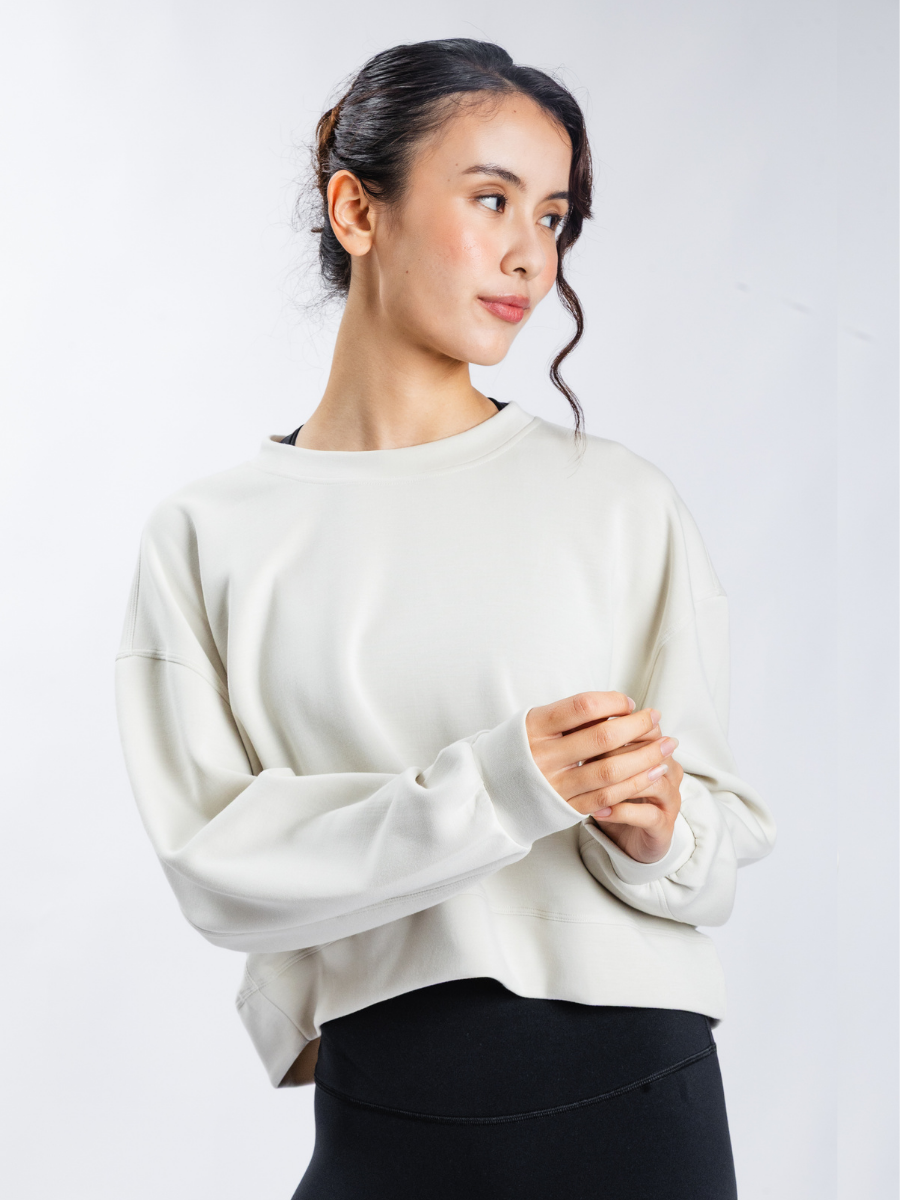Cozy Oversized Cropped Sweater