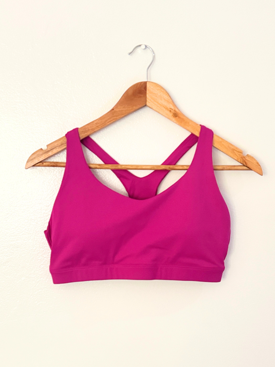 [Sample Sale] Deep Magenta Sports Bra & Leggings