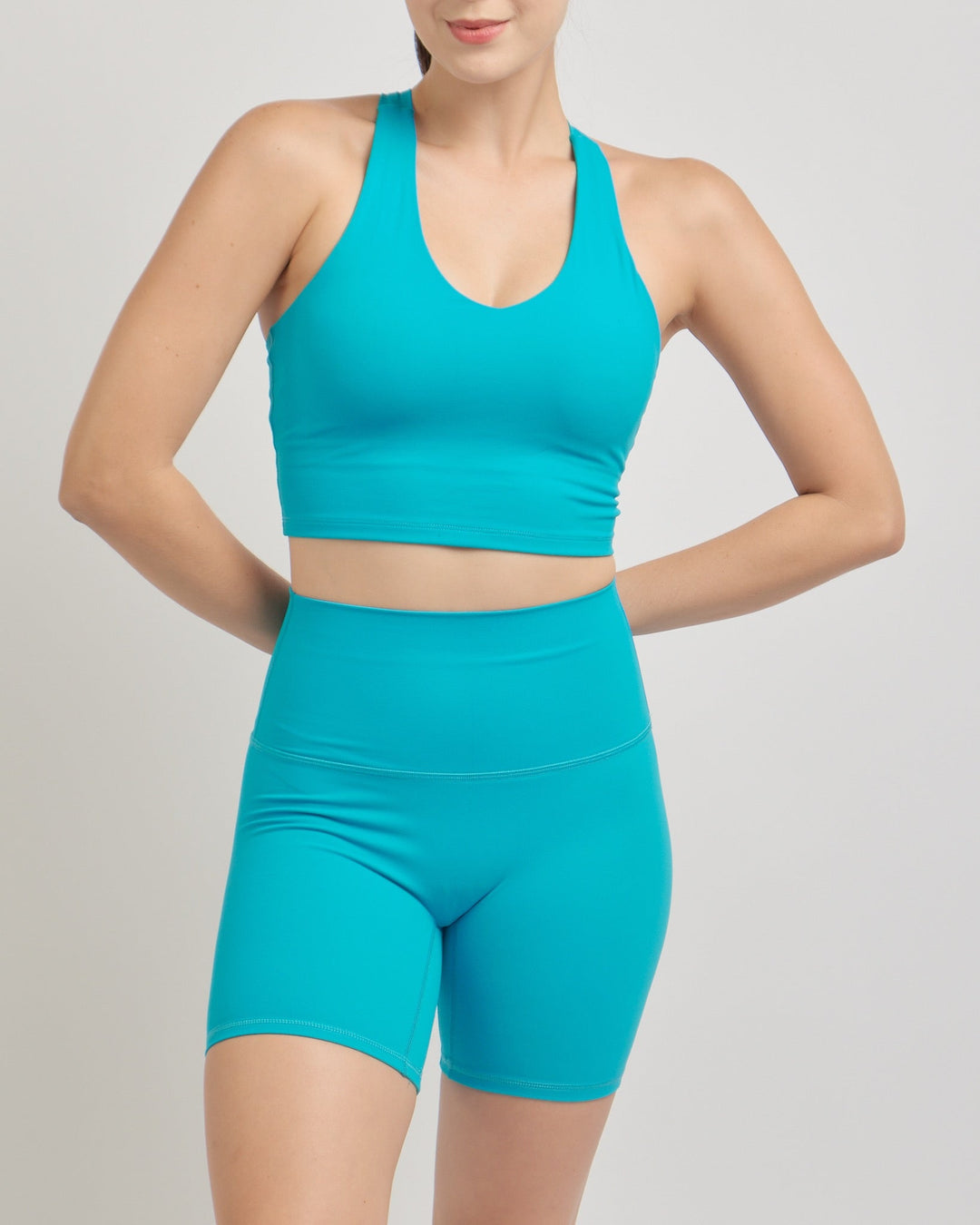 Easy Sculpt 6" *Seamless Shorts in Neon Blue (only XS left)